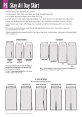 Slay All Day | Stretch Split Skirt PDF Sewing Pattern